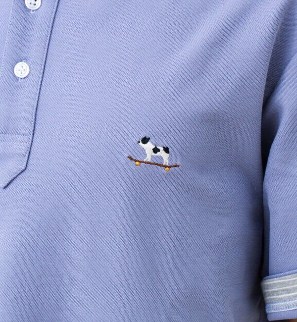 GLOSTER「【ギフトにもおすすめ】【フレブル刺繍】DADDYポロ」|ポロシャツ|