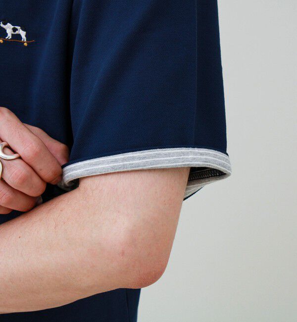 GLOSTER「【ギフトにもおすすめ】【フレブル刺繍】DADDYポロ」|ポロシャツ|