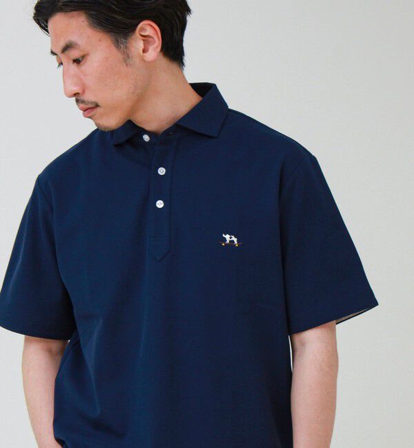 GLOSTER「【ギフトにもおすすめ】【フレブル刺繍】DADDYポロ」|ポロシャツ|