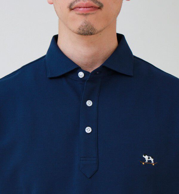 GLOSTER「【ギフトにもおすすめ】【フレブル刺繍】DADDYポロ」|ポロシャツ|