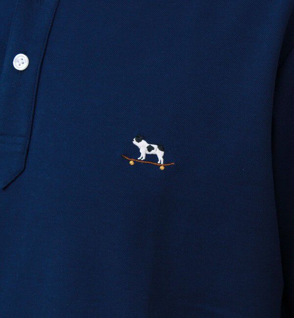 GLOSTER「【ギフトにもおすすめ】【フレブル刺繍】DADDYポロ」|ポロシャツ|