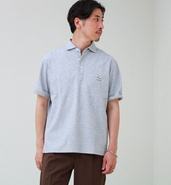 GLOSTER「【ギフトにもおすすめ】【フレブル刺繍】DADDYポロ」|ポロシャツ|