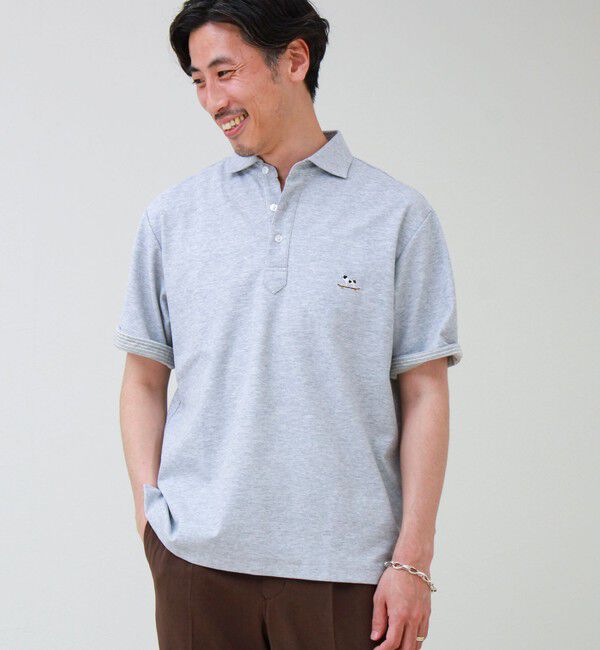 GLOSTER「【ギフトにもおすすめ】【フレブル刺繍】DADDYポロ」|ポロシャツ|