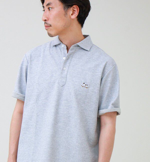 GLOSTER「【ギフトにもおすすめ】【フレブル刺繍】DADDYポロ」|ポロシャツ|