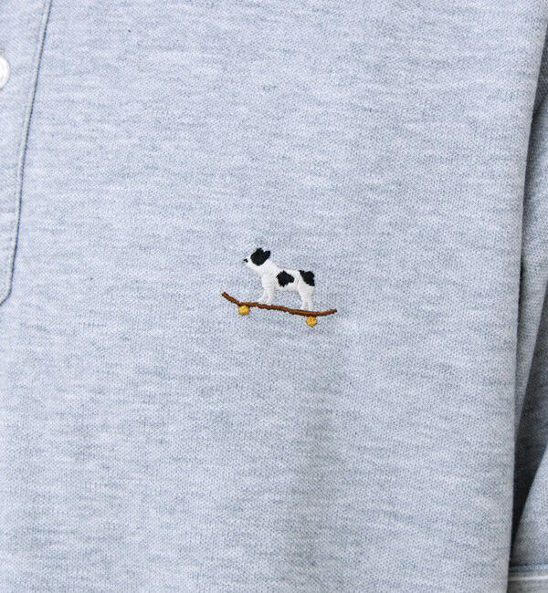 GLOSTER「【ギフトにもおすすめ】【フレブル刺繍】DADDYポロ」|ポロシャツ|