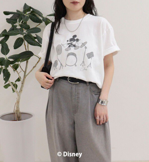 fredy emue「【GOOD ROCK SPEED/グッドロックスピード】MICKEYドラム半袖Tシャツ」|Tシャツ・カットソー|