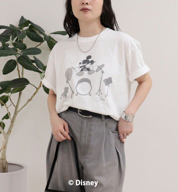 fredy emue「【GOOD ROCK SPEED/グッドロックスピード】MICKEYドラム半袖Tシャツ」|Tシャツ・カットソー|