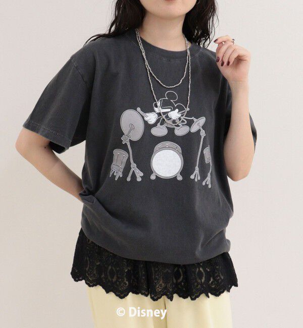 fredy emue「【GOOD ROCK SPEED/グッドロックスピード】MICKEYドラム半袖Tシャツ」|Tシャツ・カットソー|