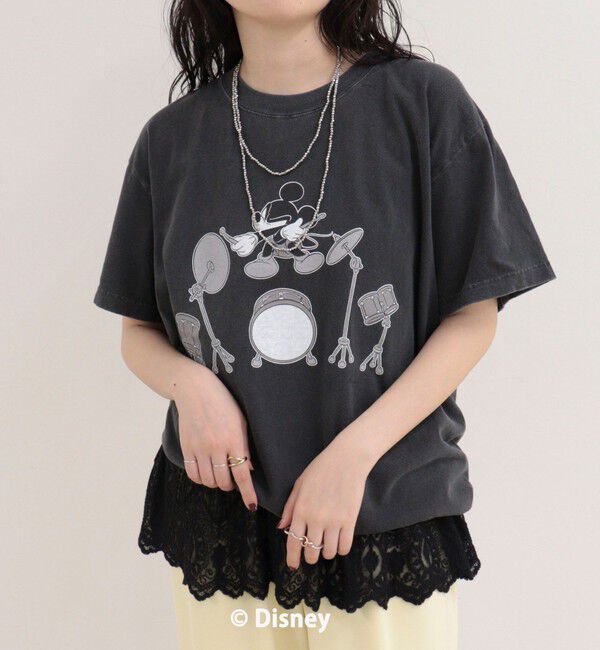 fredy emue「【GOOD ROCK SPEED/グッドロックスピード】MICKEYドラム半袖Tシャツ」|Tシャツ・カットソー|