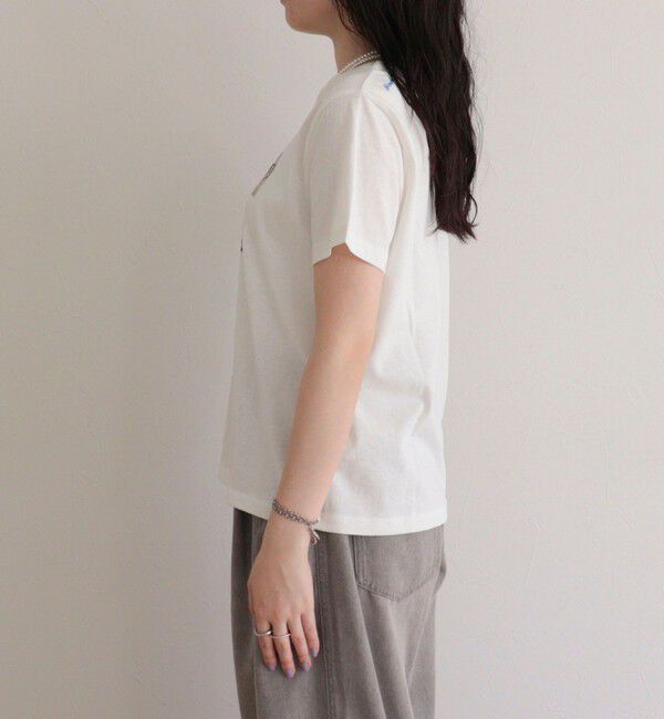 fredy emue「刺しゅう入りCAT PHOTO Tシャツ」|Tシャツ・カットソー|