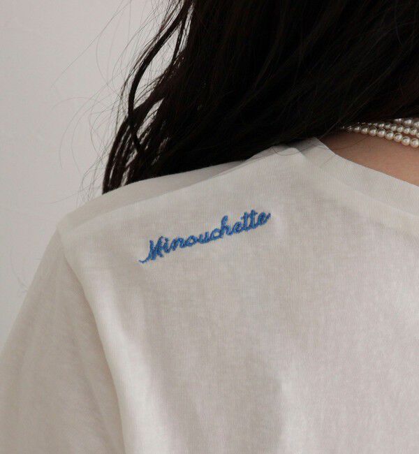 fredy emue「刺しゅう入りCAT PHOTO Tシャツ」|Tシャツ・カットソー|