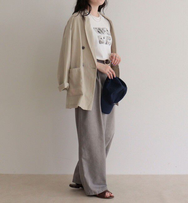 fredy emue「刺しゅう入りCAT PHOTO Tシャツ」|Tシャツ・カットソー|