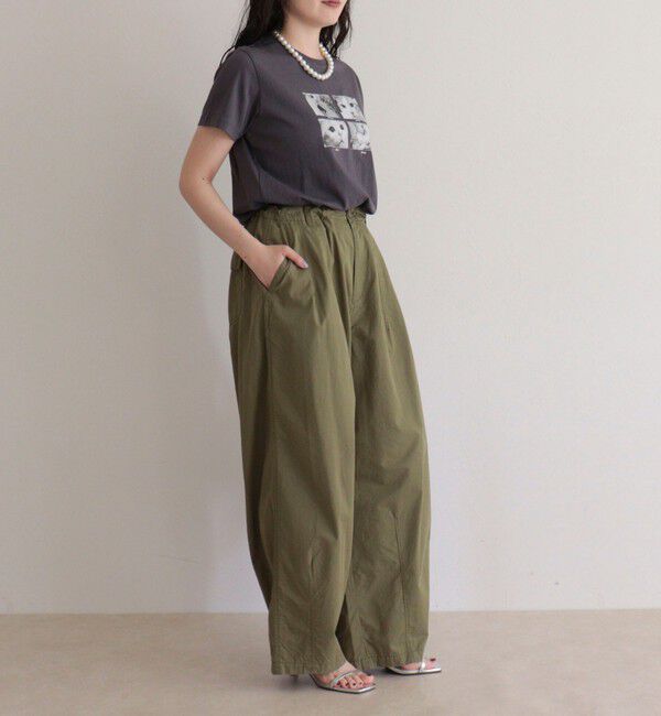 fredy emue「刺しゅう入りCAT PHOTO Tシャツ」|Tシャツ・カットソー|