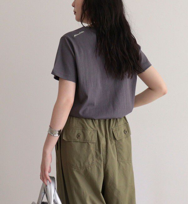 fredy emue「刺しゅう入りCAT PHOTO Tシャツ」|Tシャツ・カットソー|