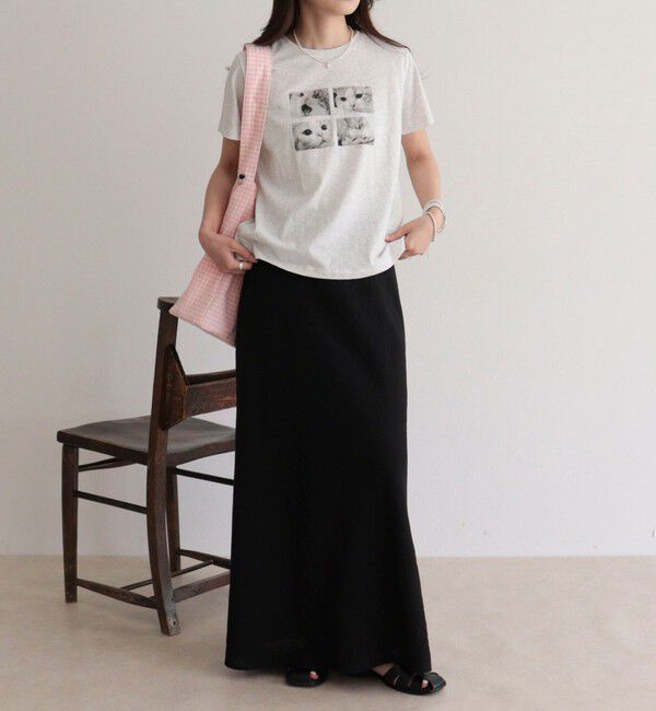 fredy emue「刺しゅう入りCAT PHOTO Tシャツ」|Tシャツ・カットソー|