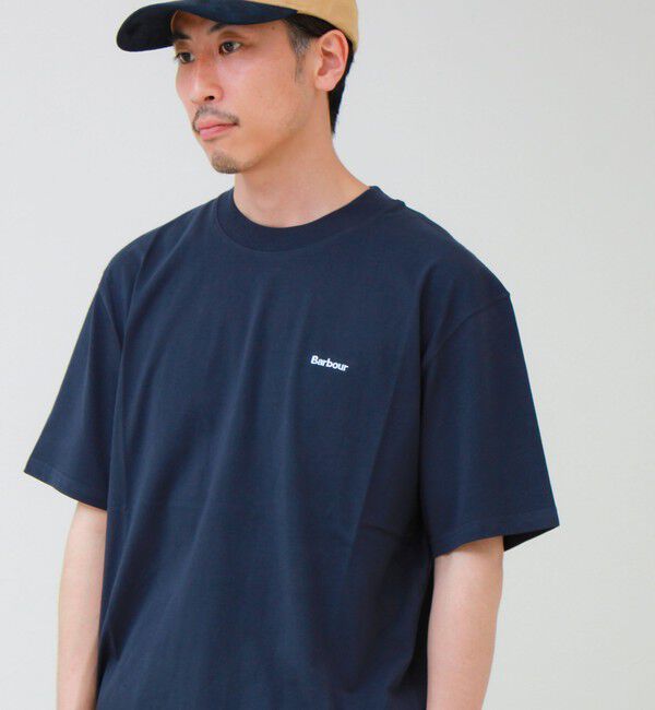 GLOSTER「【BARBOUR/バブアー】LOGO OS T-SHIRT」|Tシャツ・カットソー|