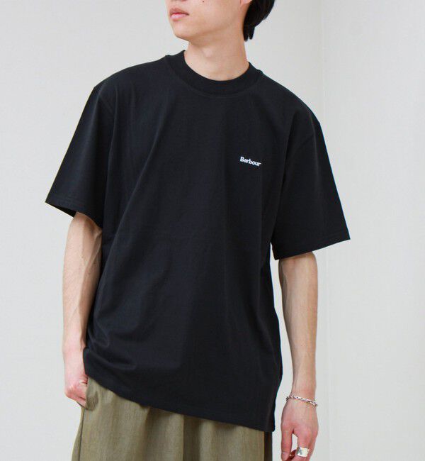GLOSTER「【BARBOUR/バブアー】LOGO OS T-SHIRT」|Tシャツ・カットソー|