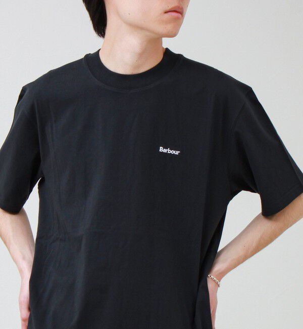 GLOSTER「【BARBOUR/バブアー】LOGO OS T-SHIRT」|Tシャツ・カットソー|