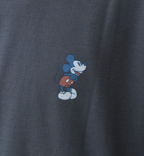 GLOSTER「【ユニセックスで着れる】梨地ミッキー＆ミニープリント Tシャツ」|Tシャツ・カットソー|