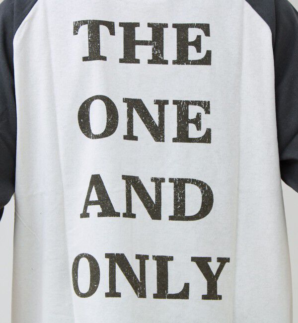 GLOSTER「【前後で映える】ミッキーフェイス＆ロゴプリントT」|Tシャツ・カットソー|