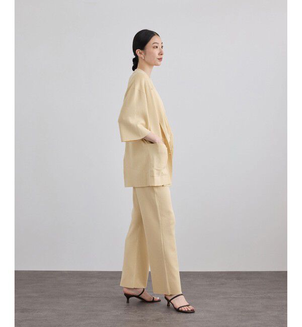 SALON adam et rope'「クールニットエフォートレスパンツ / セットアップ対応」|チノ|