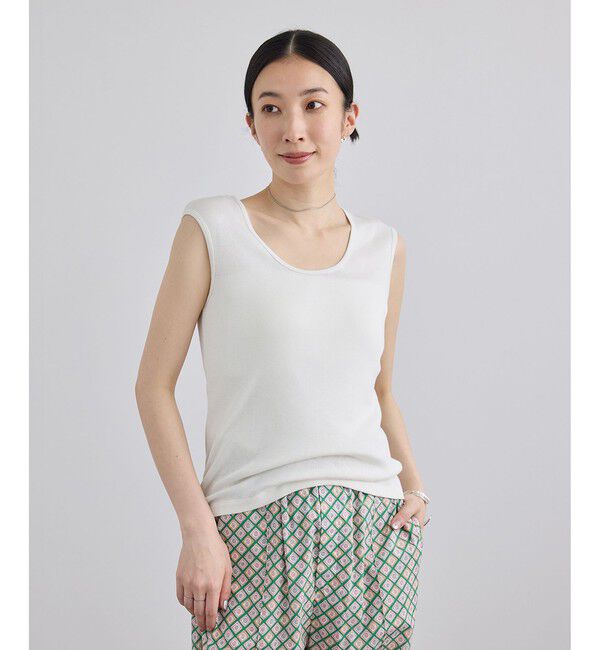 SALON adam et rope'「ハイウェットテレコ2WAYタンクトップ」|タンクトップ|