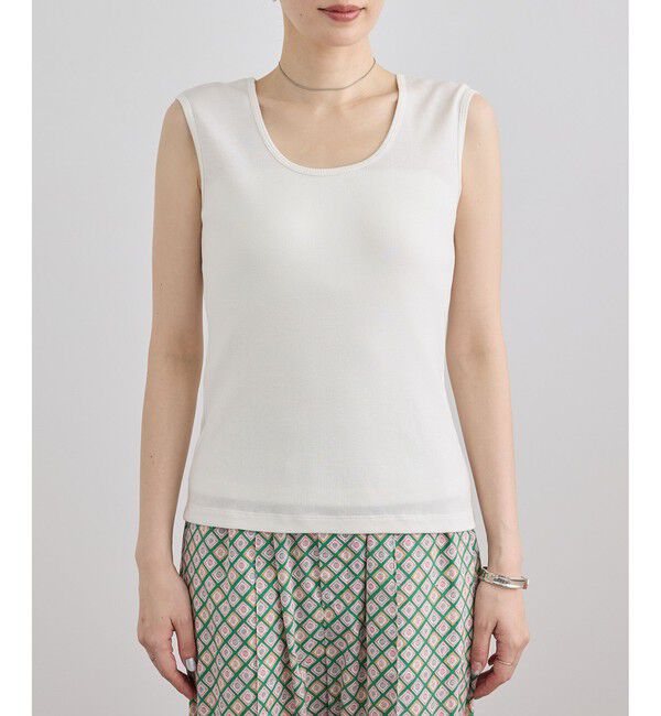 SALON adam et rope'「ハイウェットテレコ2WAYタンクトップ」|タンクトップ|