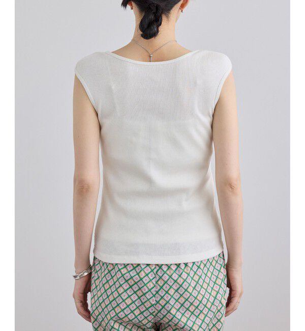 SALON adam et rope'「ハイウェットテレコ2WAYタンクトップ」|タンクトップ|