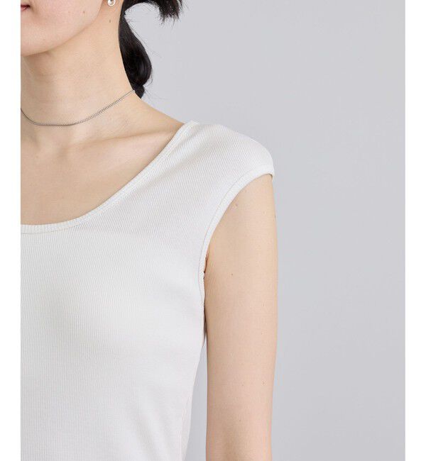 SALON adam et rope'「ハイウェットテレコ2WAYタンクトップ」|タンクトップ|