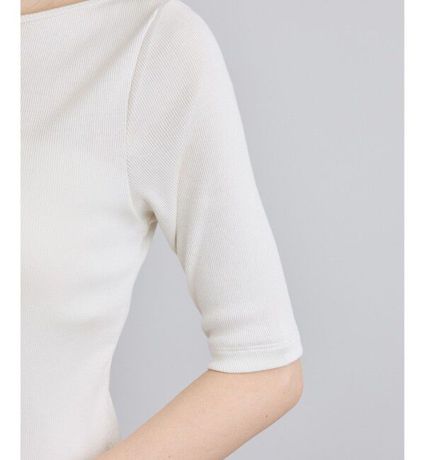 SALON adam et rope'「ハイウェットテレコ2WAYネックT」|Tシャツ・カットソー|