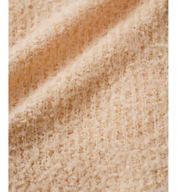 VIS「リボンヤーンジップリブネックカーディガン」|カーディガン|