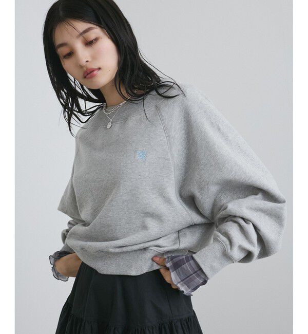 VIS「【2WAY】ワンオフショルダー胸刺繍スウェットプルオーバー」|スウェット・ジャージ|