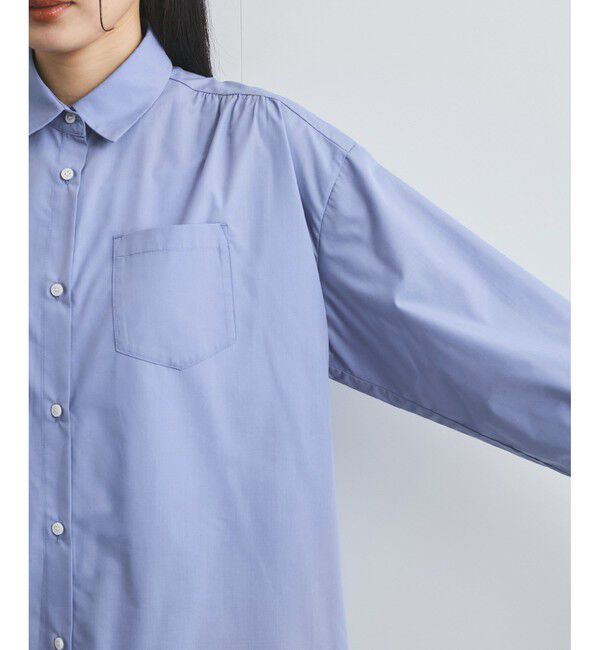 VIS「【洗える】プリーツスリーブフレアーシャツ」|シャツ・ブラウス|