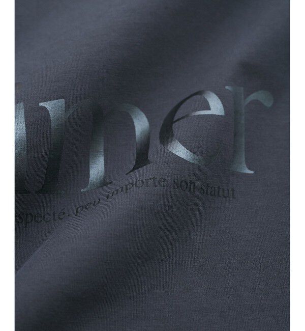 VIS「【接触冷感/洗える】アソートロゴプリントTシャツ」|Tシャツ・カットソー|