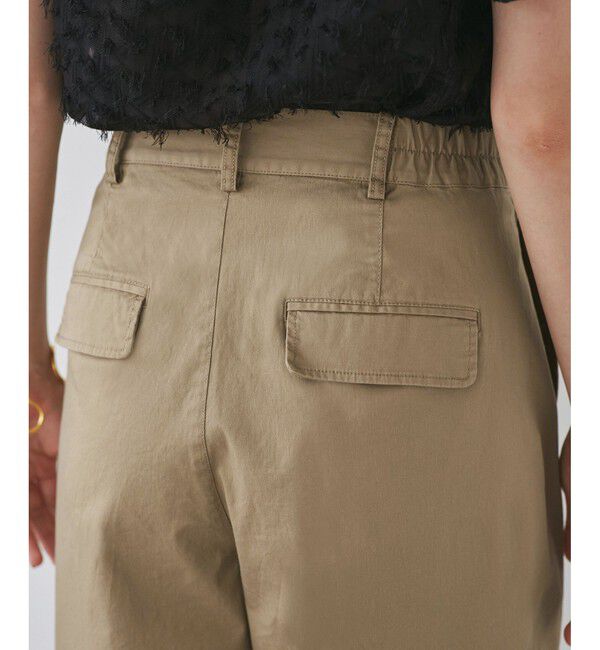 VIS「バレルシルエットコットンパンツ」|チノ|