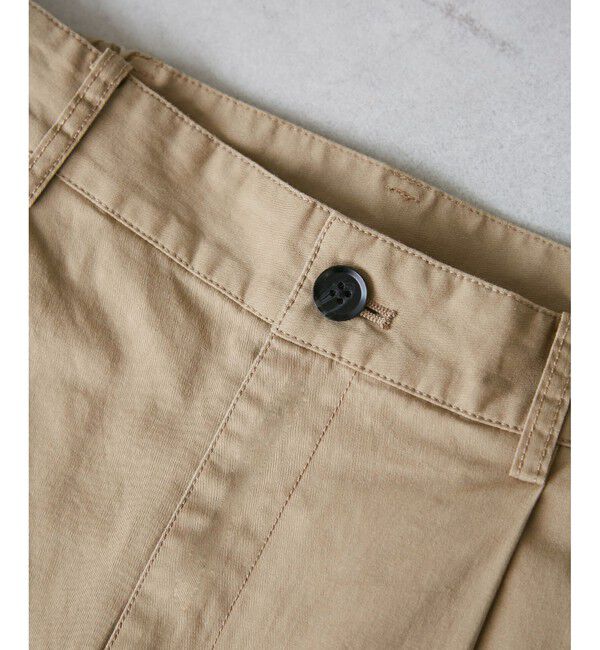 VIS「バレルシルエットコットンパンツ」|チノ|