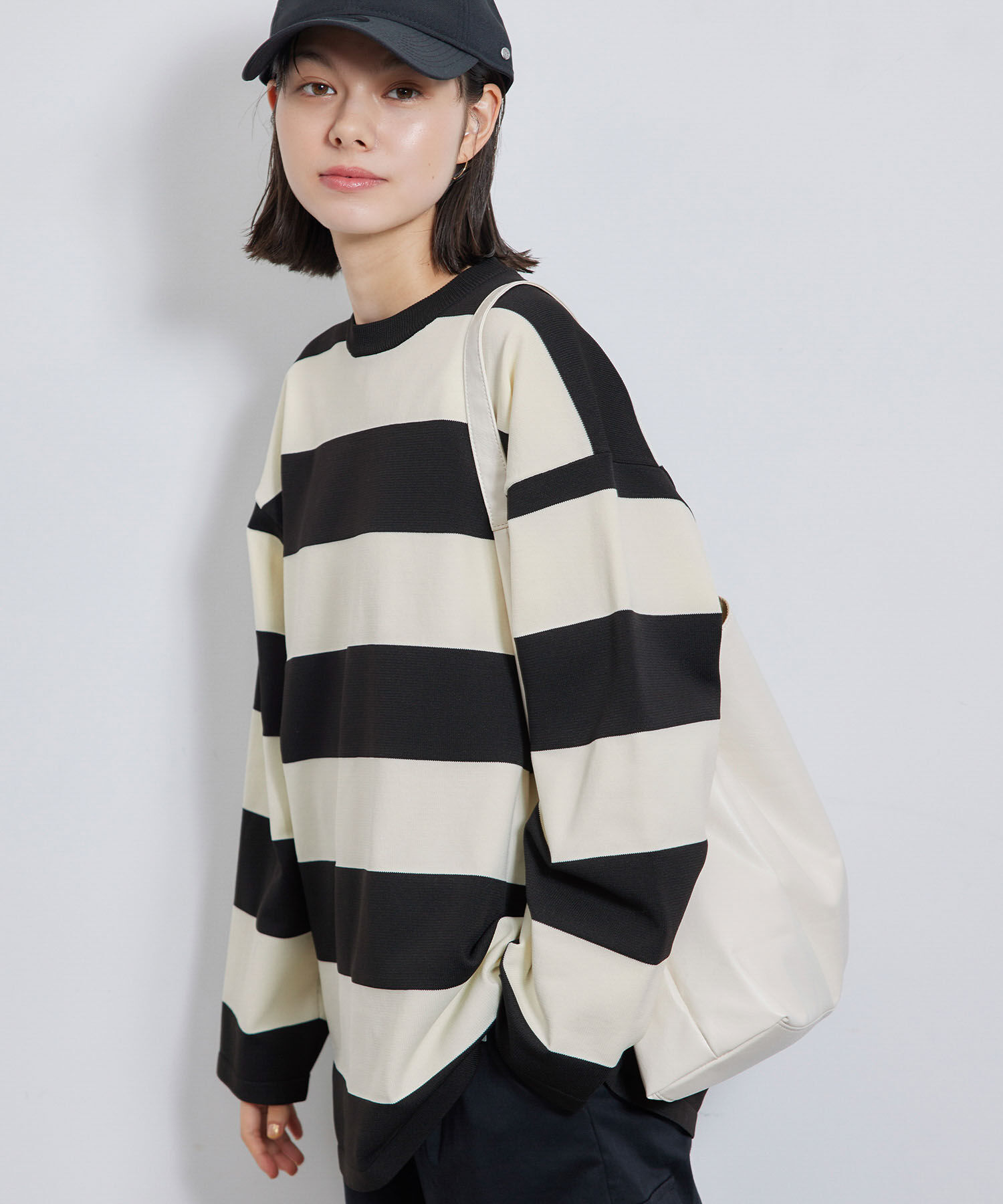 Rope&rsquo;Picnic「太ボーダーニットプルオーバー」|ニット・セーター|