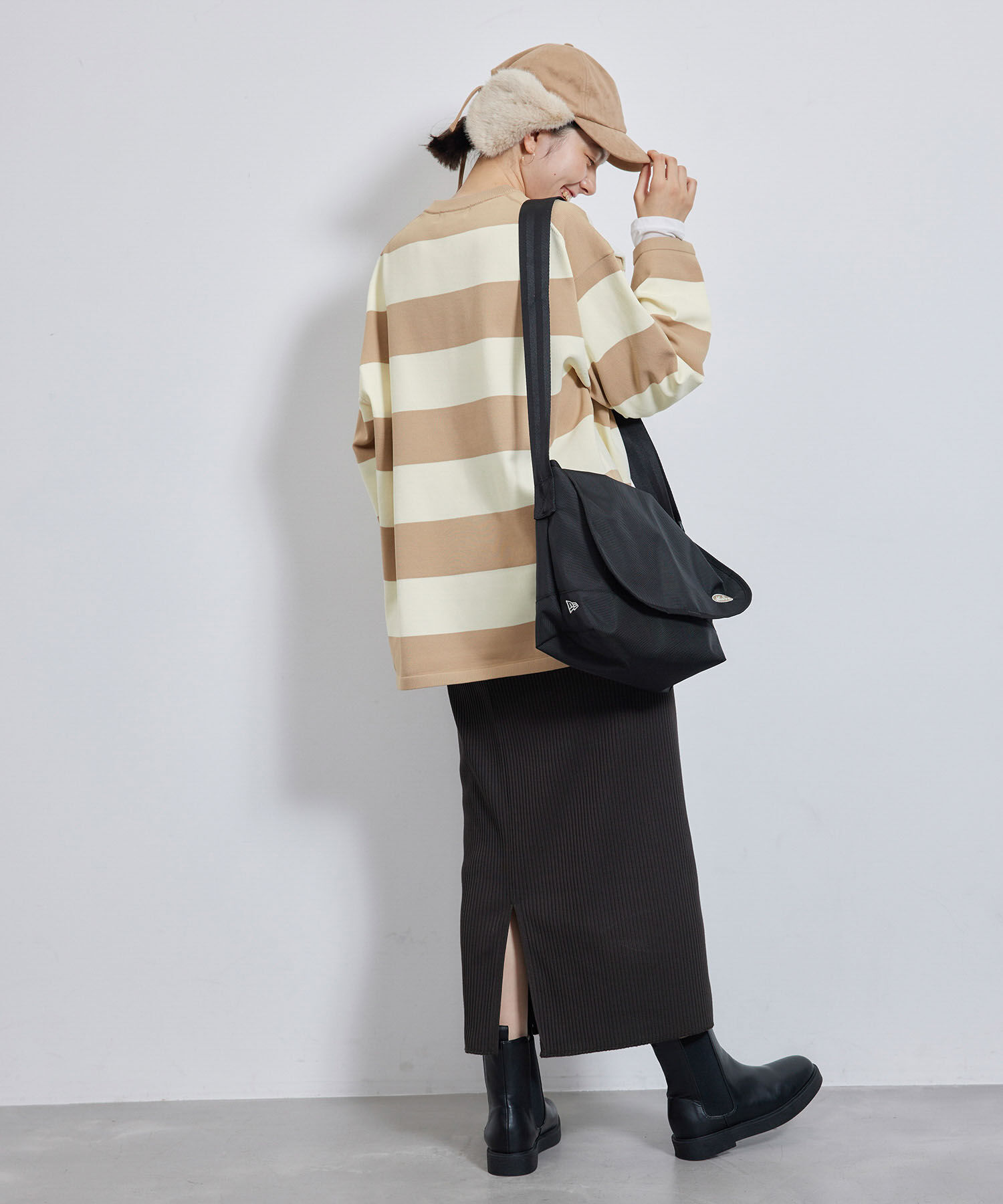 Rope&rsquo;Picnic「太ボーダーニットプルオーバー」|ニット・セーター|