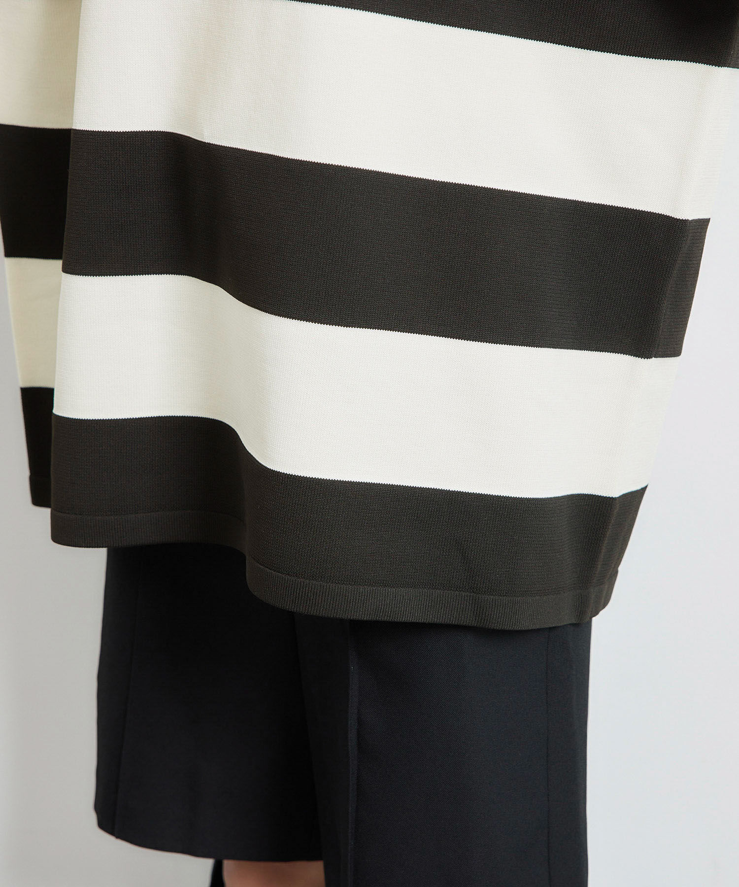 Rope&rsquo;Picnic「太ボーダーニットプルオーバー」|ニット・セーター|