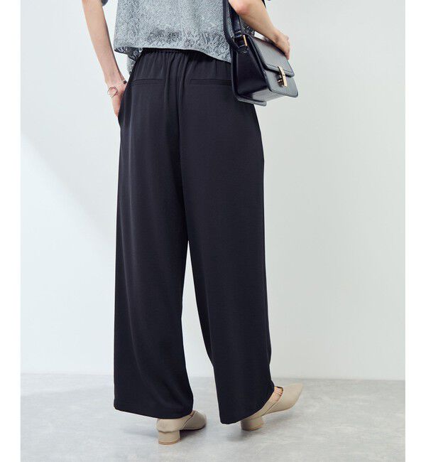 Rope&rsquo;Picnic「ジョガーイージーワイドパンツ/セットアップ対応」|チノ|