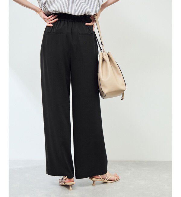 Rope&rsquo;Picnic「ジョガーイージーワイドパンツ/セットアップ対応」|チノ|