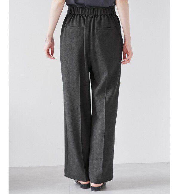 Rope&rsquo;Picnic「ベイカーワイドパンツ/通勤対応」|チノ|