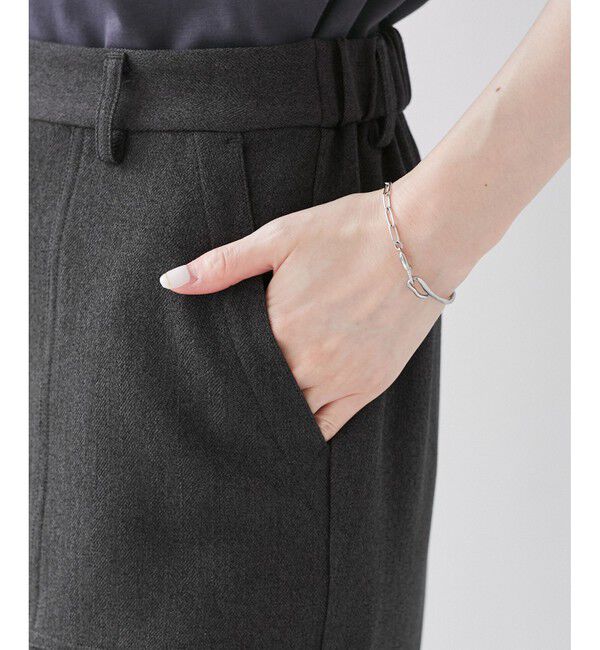 Rope&rsquo;Picnic「ベイカーワイドパンツ/通勤対応」|チノ|