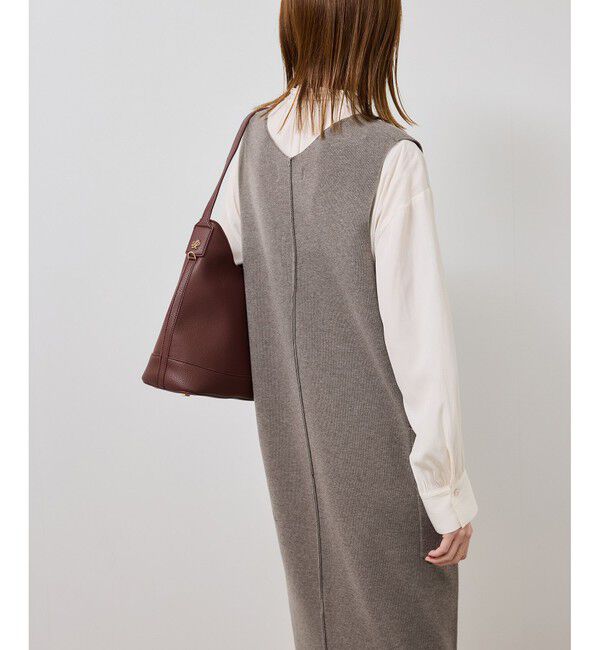 Rope&rsquo;Picnic「ニットジャンパースカート/着丈が選べる・リンクコーデ」|ワンピース|