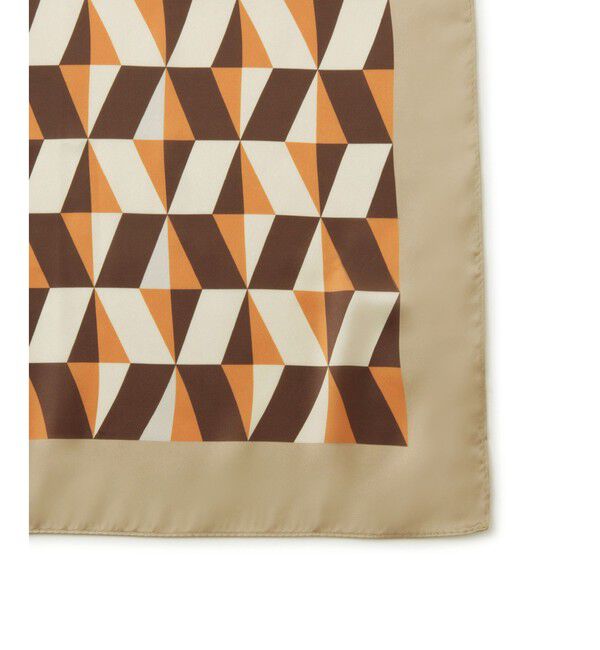 ROPE PICNIC PASSAGE「幾何学柄スカーフ 90cm」|バンダナ・スカーフ|