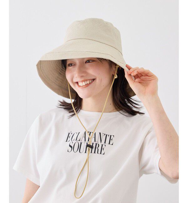 ROPE PICNIC PASSAGE「リップストップ撥水ハット」|ハット|ベージュ(27)