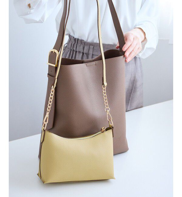 ROPE PICNIC PASSAGE「me fit BAG ワンショルダートート＆ミニショルダーバッグ/2点セット・A4対応」|ショルダー・メッセンジャー|