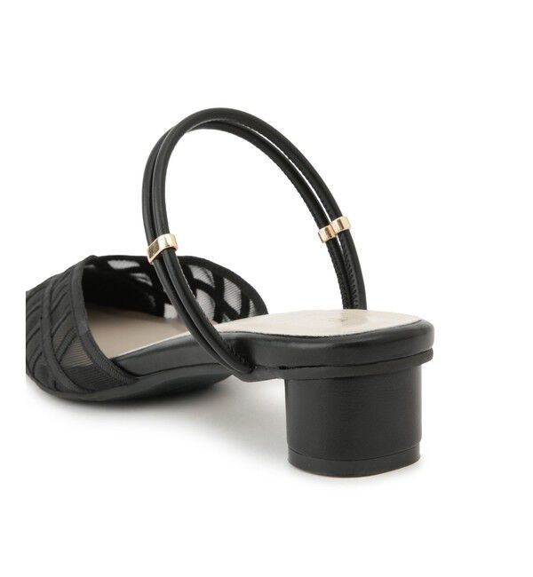 ROPE PICNIC PASSAGE「チェックオーガンジーストラップサンダル」|サンダル|