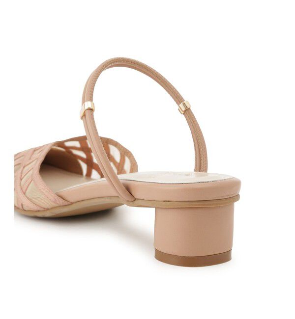 ROPE PICNIC PASSAGE「チェックオーガンジーストラップサンダル」|サンダル|