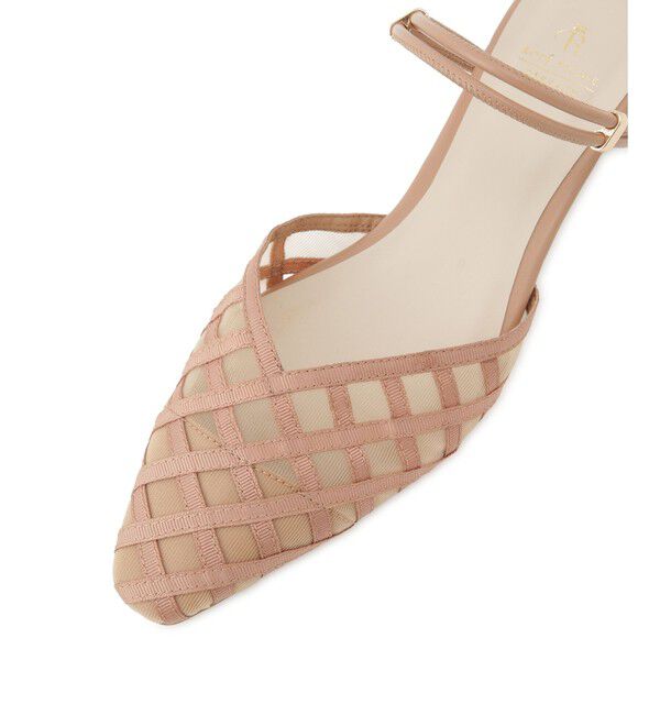 ROPE PICNIC PASSAGE「チェックオーガンジーストラップサンダル」|サンダル|